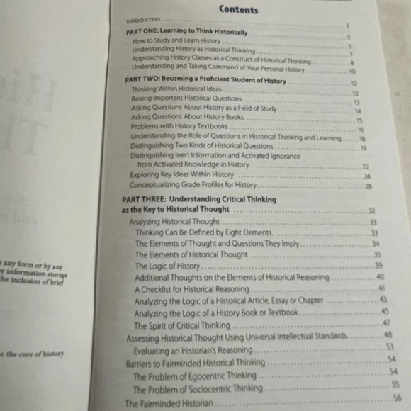 Student's Guide to Historical Thinking Linda Elder Meg Gorzycki and Richard Paul - Picture 5 of 6